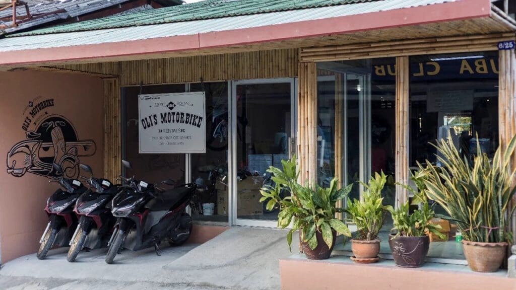 Oli's Motorbike Rental Shop