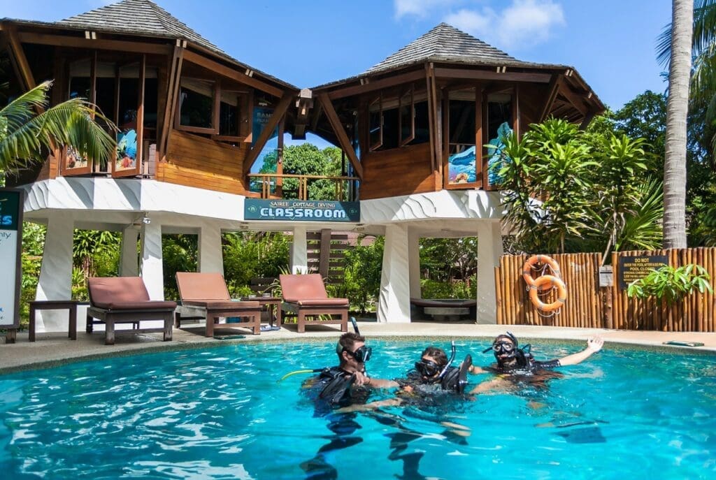 PADI Scuba Skill Training - Pool Session at Sairee Cottage Diving